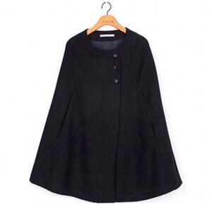 LUXE • Poncho Cloak Cape Parka Jacket Coat